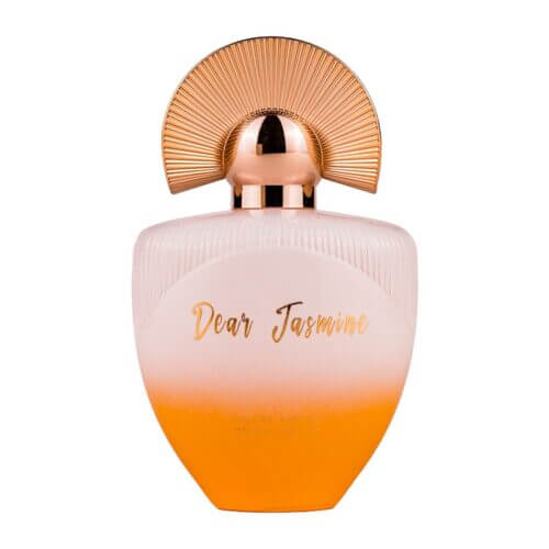 Maison Asrar - Dear Jasmine - 100ml - Eau de Parfum - Perfume Femenino en frasco elegante con detalles dorados.