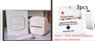 Portable Mini Thermal Label Printer Home Photo Printer Student Wrong Question Printer Bluetooth-compatible Mini Label Printer Price Tag-38