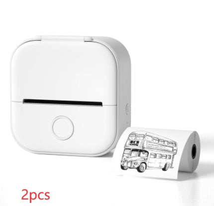 Portable Mini Thermal Label Printer Home Photo Printer Student Wrong Question Printer Bluetooth-compatible Mini Label Printer Price Tag-60