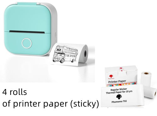 Portable Mini Thermal Label Printer Home Photo Printer Student Wrong Question Printer Bluetooth-compatible Mini Label Printer Price Tag-6