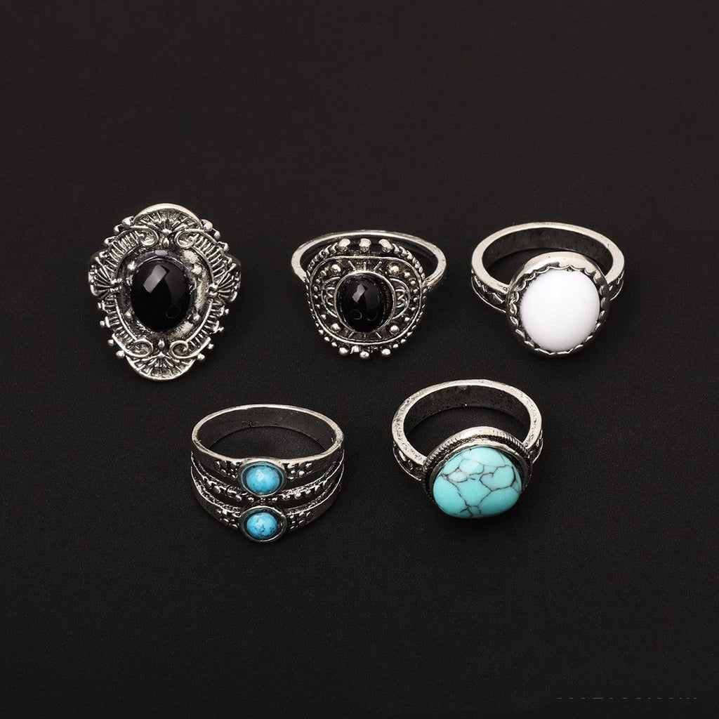 5-piece Set Of Joint Rings And Rings-3