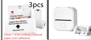 Portable Mini Thermal Label Printer Home Photo Printer Student Wrong Question Printer Bluetooth-compatible Mini Label Printer Price Tag-69