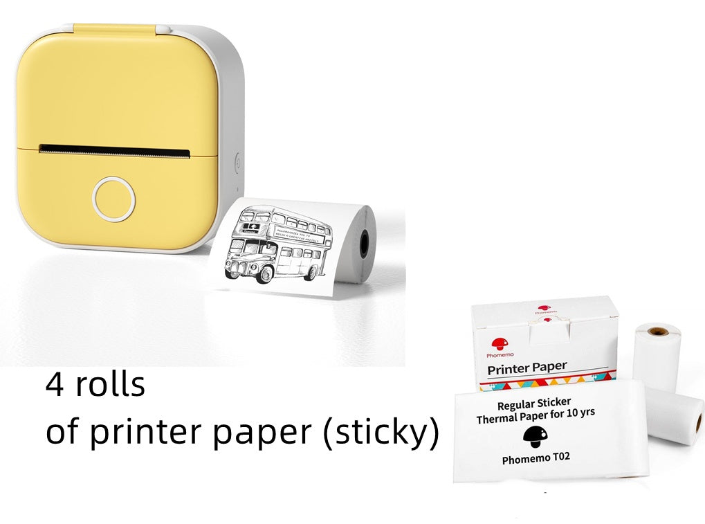 Portable Mini Thermal Label Printer Home Photo Printer Student Wrong Question Printer Bluetooth-compatible Mini Label Printer Price Tag-72