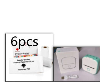 Portable Mini Thermal Label Printer Home Photo Printer Student Wrong Question Printer Bluetooth-compatible Mini Label Printer Price Tag-17