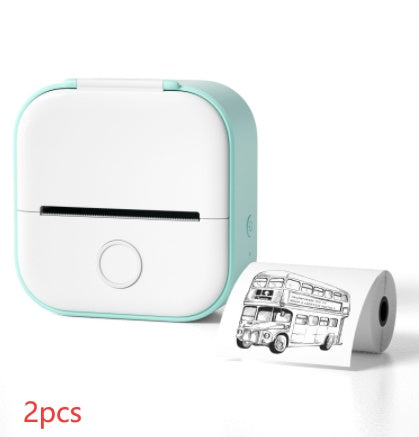 Portable Mini Thermal Label Printer Home Photo Printer Student Wrong Question Printer Bluetooth-compatible Mini Label Printer Price Tag-14