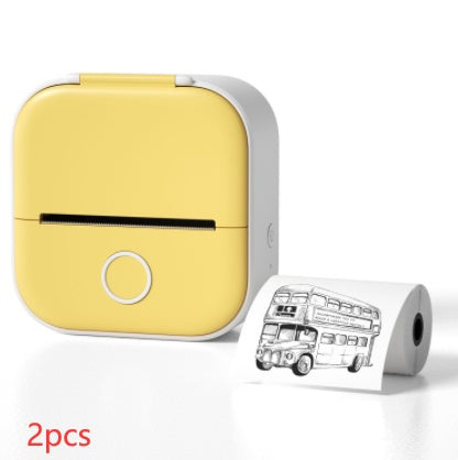 Portable Mini Thermal Label Printer Home Photo Printer Student Wrong Question Printer Bluetooth-compatible Mini Label Printer Price Tag-70