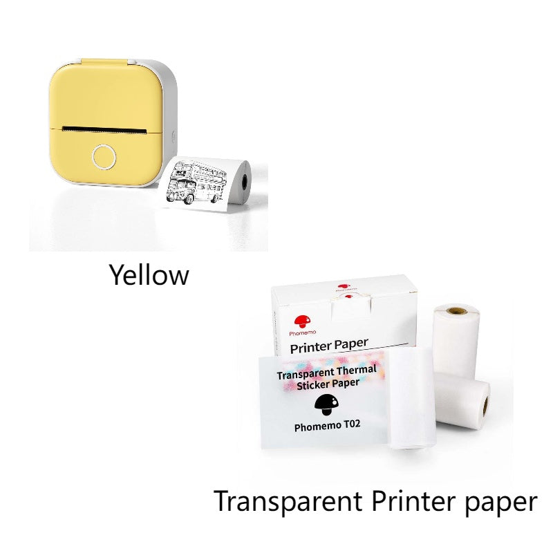 Portable Mini Thermal Label Printer Home Photo Printer Student Wrong Question Printer Bluetooth-compatible Mini Label Printer Price Tag-71
