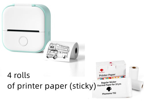 Portable Mini Thermal Label Printer Home Photo Printer Student Wrong Question Printer Bluetooth-compatible Mini Label Printer Price Tag-20
