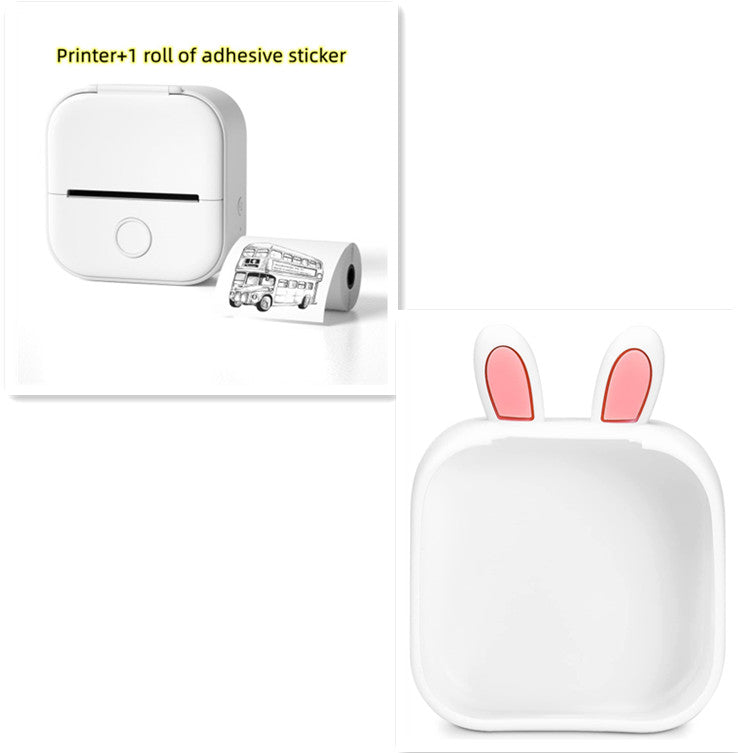 Portable Mini Thermal Label Printer Home Photo Printer Student Wrong Question Printer Bluetooth-compatible Mini Label Printer Price Tag-65