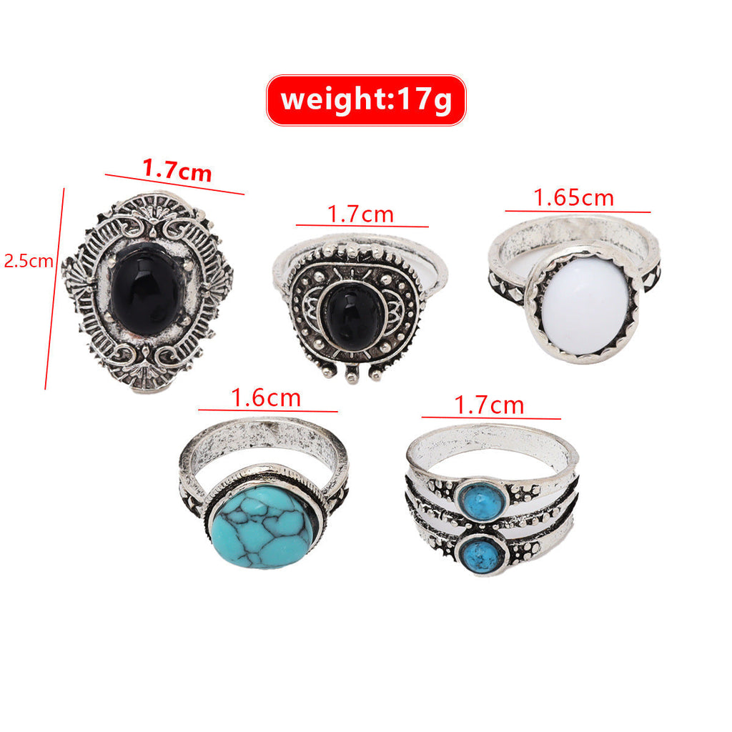 5-piece Set Of Joint Rings And Rings-4