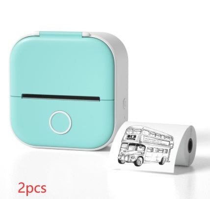 Portable Mini Thermal Label Printer Home Photo Printer Student Wrong Question Printer Bluetooth-compatible Mini Label Printer Price Tag-5