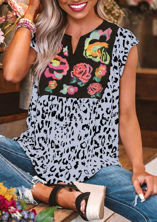 V Neck Women Shirts-5