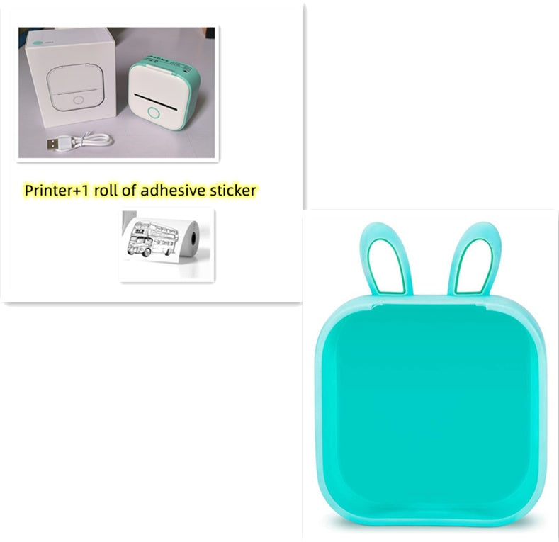Portable Mini Thermal Label Printer Home Photo Printer Student Wrong Question Printer Bluetooth-compatible Mini Label Printer Price Tag-19