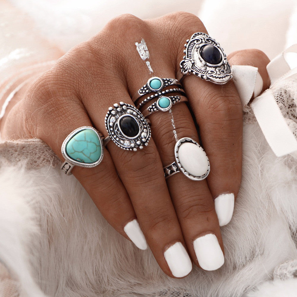 5-piece Set Of Joint Rings And Rings-0