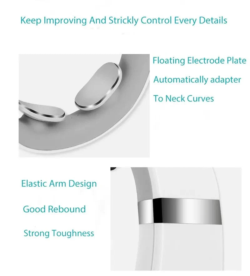 Cervical Massager Protable Mini Neck Shoulder Massager Deep Massage Neck Warm Pressing Neck Pressing Care-3
