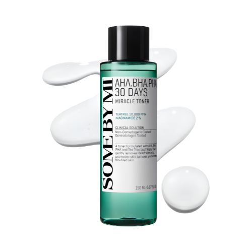 SOME BY MI AHA-BHA-PHA 30 Days Miracle Toner 150ml – Tónico Exfoliante para Acné y Poros