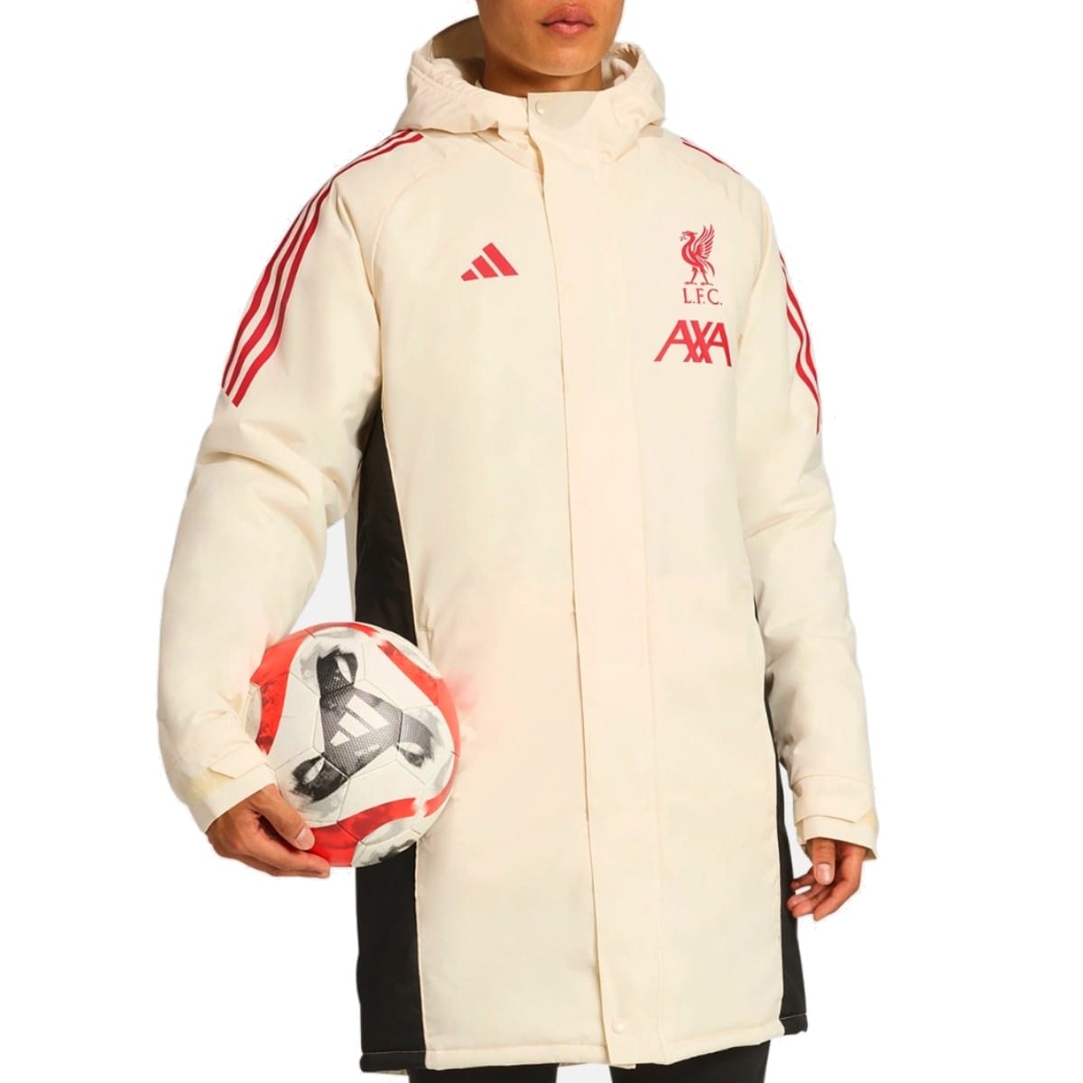 Liverpool FC training bench parka jacket 2025/26 - Adidas-0