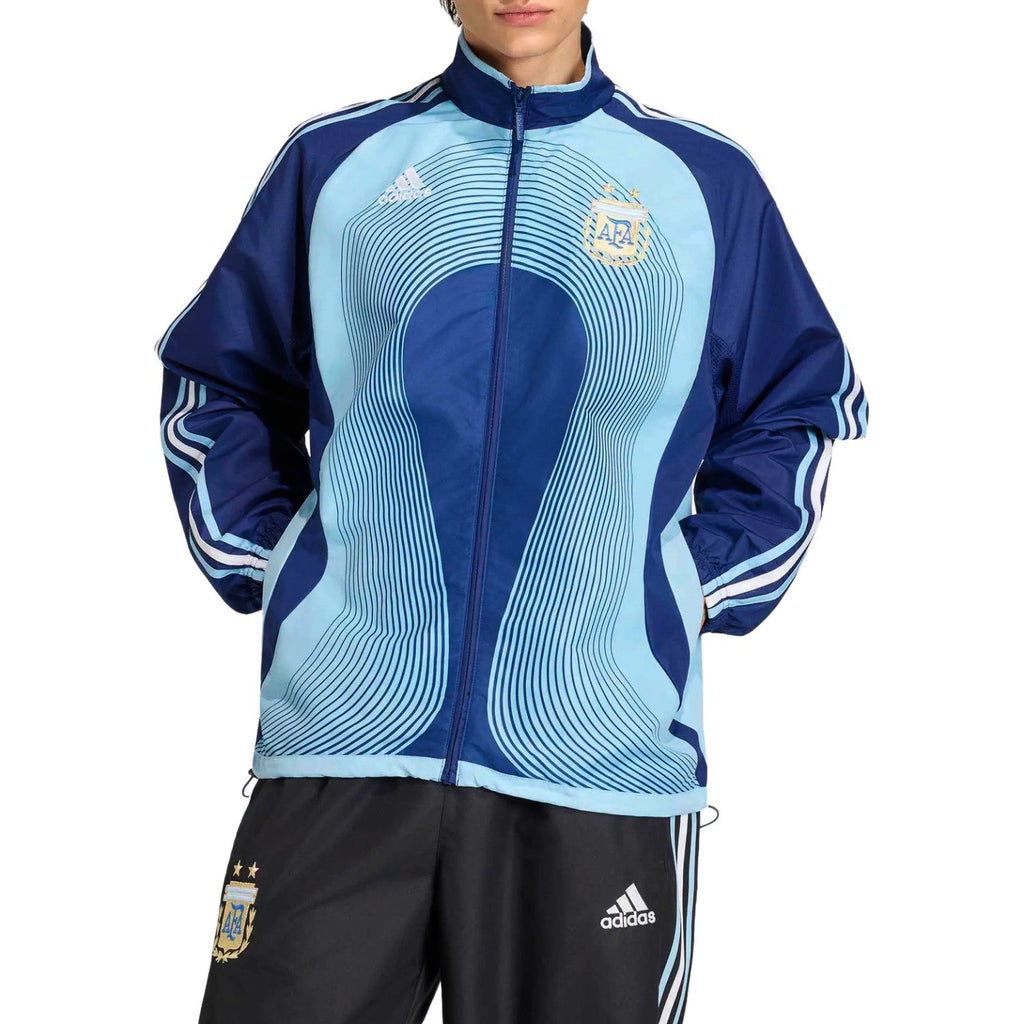Argentina navy blue Retro presentation Soccer tracksuit 2026 - Adidas-0