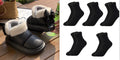 Winter Women Cute Warm Ankle Boots Outdoor Non-slip Thick Sole Snow Boots Furry Bow Cotton Shoes Men Pu Waterproof Plush Boots-5
