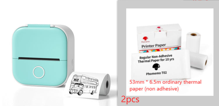 Portable Mini Thermal Label Printer Home Photo Printer Student Wrong Question Printer Bluetooth-compatible Mini Label Printer Price Tag-7