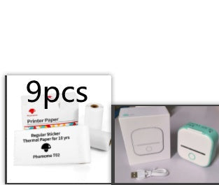 Portable Mini Thermal Label Printer Home Photo Printer Student Wrong Question Printer Bluetooth-compatible Mini Label Printer Price Tag-18
