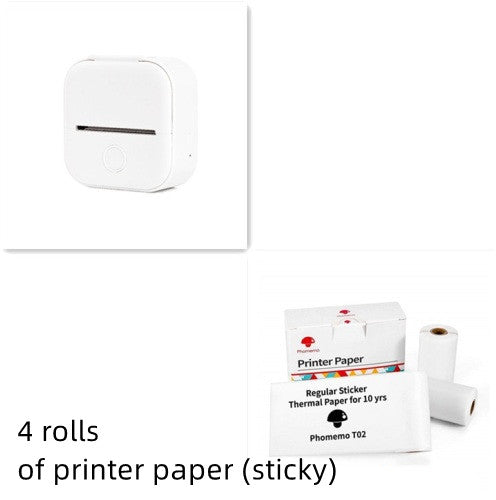Portable Mini Thermal Label Printer Home Photo Printer Student Wrong Question Printer Bluetooth-compatible Mini Label Printer Price Tag-66