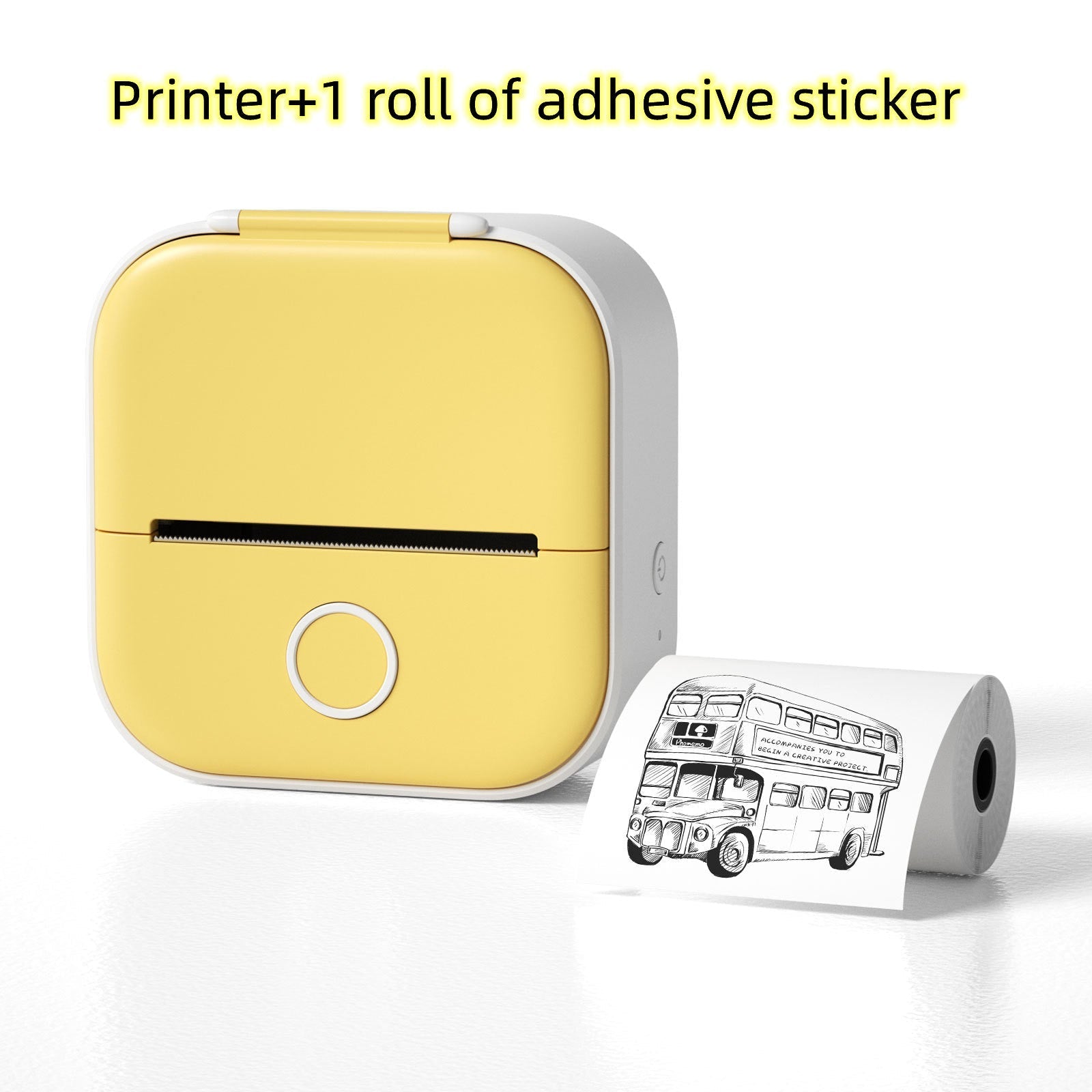 Portable Mini Thermal Label Printer Home Photo Printer Student Wrong Question Printer Bluetooth-compatible Mini Label Printer Price Tag-73