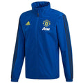 Manchester United soccer blue training rain jacket 2019/20 - Adidas-0